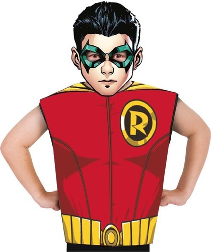 Kinder robin kostüm maske - robin,