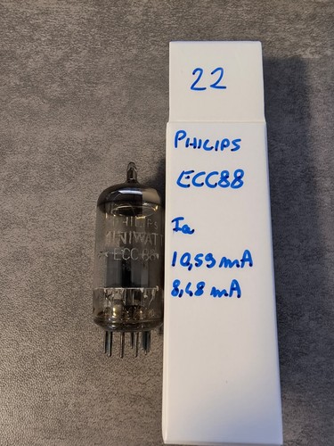 Ecc88 philips 6dj8 6922 - 1x,