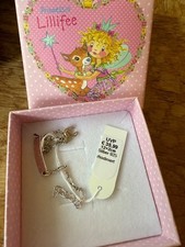 Prinzessin Lillifee  Identarmband Einhorn Anhänger  Armband Figaroarmband Silber