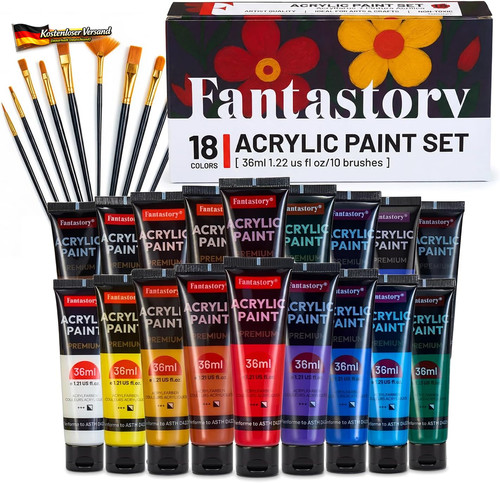 Acrylfarben set farben mit - acrylfarben,