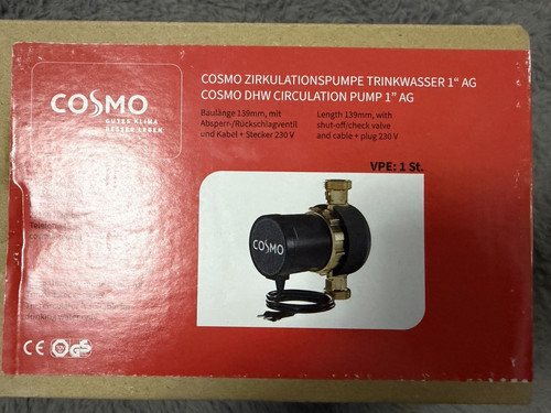 Cosmo zirkulationspumpe - cosmo,