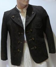 ⚜Schöne braune gestickte Miesbacher Trachten Jacke vom Danzer Hausham Gr.46/48⚜