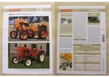 ALLGAIER Traktor Schlepper A 111 1952 Weltbild
