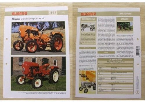 Allgaier traktor schlepper - traktor,