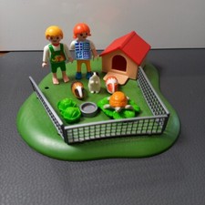 Playmobil 3210 Meerschweinchengehege Kindern Schildkröte, Außengehege Kleintiere