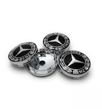 NEW 4X 60mm Nabendeckel Nabenkappen Felgendeckel Kappen Für Mercedes Benz MB A E