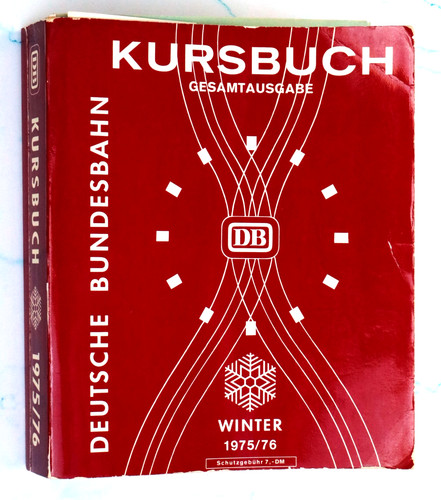 Deutsche bundesbahn kursbuch - bundesbahn,
