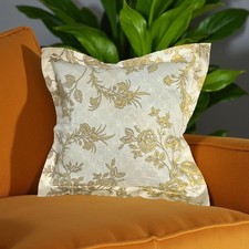 BASSETTI Kissenhülle 40x40 AGRIGENTO Y1 Gelb STEHSAUM SATIN Kissen Hülle Bezug