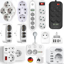 USB Steckdose Steckdosenleiste 2 3 4 6Fach Mehrfachsteckdose Verlängerungskabel.