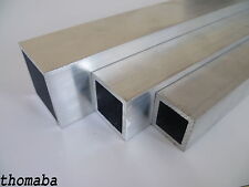 Aluminium Profilrohr ab 15x15x2 - 100x20x2 Vierkantrohr Rechteckrohr Quadrat