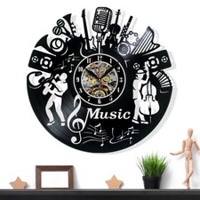 Musik Vinyl Schallplatte Wanduhr Geschenk Überraschung Ideen Freunde...