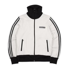 Adidas Beckenbauer Vintage  Trackjacket Trainingsjacke Weiß Schwarz