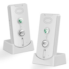 2 Wege Intercom Audio Babyphone 1000M Überwachung Senioren SOS Hausnotruf Neu