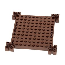 1x Lego Bau Platte modifiziert