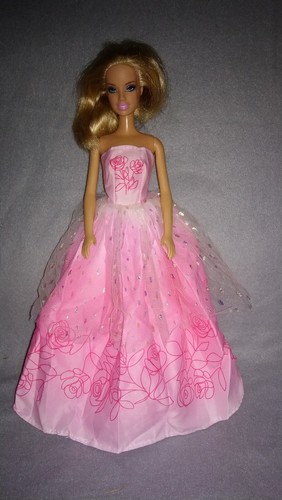 Barbie puppen kleid rosa - barbie,
