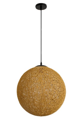 Rovno hängelampe rattan kugel - hängelampe,