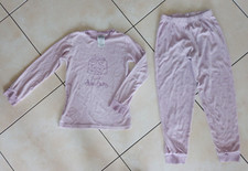 Schlafanzug Frottee Mädchen 134/140 Alive rosa