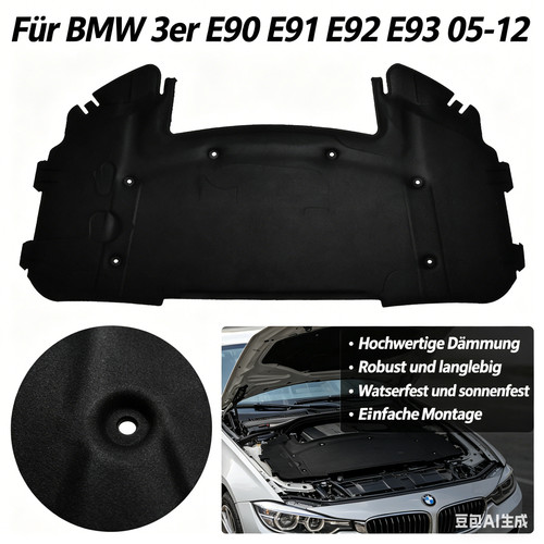Motorhaube motorhaubendämmung - motorhaube,