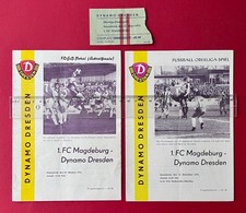 2 x DDR Fussball Programmheft