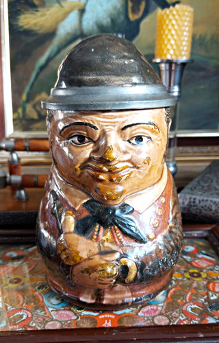 Antiker figurenkrug gebrüder - antiker,