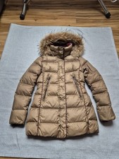 Cinque Damen Daunenjacke abnehmbaren Echtpelz-Kapuze Waschbär Gr. 36 braun