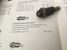 Hella Anzeigenleuchte 50/37 f. Ladekontrolle oder Richtungsanzeige NOS Teil