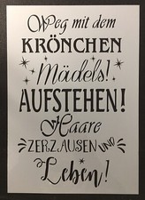 Shabby Chic Schablone Farbe