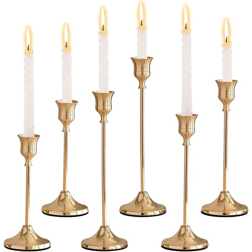 Kerzenhalter gold - 6x,