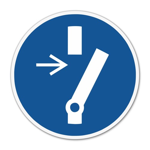 Aufkleber vor wartung oder - wartung,