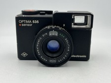 AGFA Optima 535 Sensor Kompakt Kamera Paratronic Solitar 2.8/40 GEPRÜFT✅