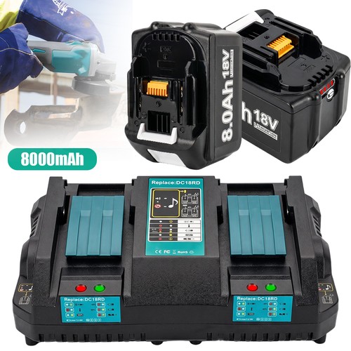 18v 8ah für makita akku - 2x,