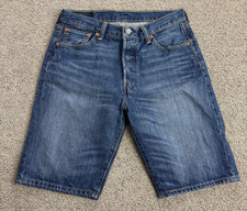 Levis 501 Shorts Kurze Hose Herren Gr. W30 blau #991