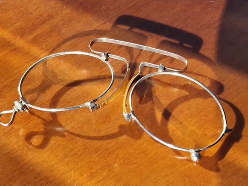 Antiker zwicker brille kneifer - antiker,