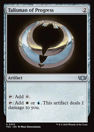 Magic mtg talisman - talisman, progress