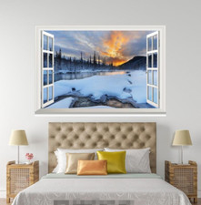 3D Himmel Schnee 5762 Offen