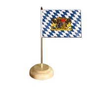 Tischflagge Deutschland Bayern