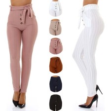 Damen Paperbaghose Glitzer