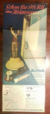 Historische Reklame: Die neue Alpina Heimsonne - Original Hanau 1935 Grafik
