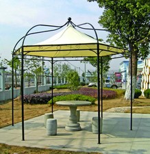 Pavillon 6-eckig Metall 320cm