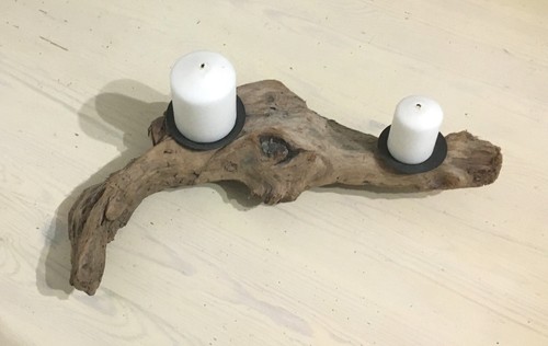 Leuchter aus treibholz wurzel - aus,