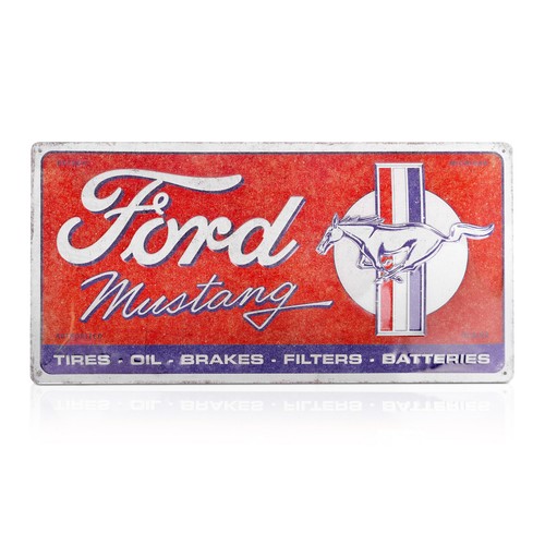 Ford mustang blechschild horse - ford,