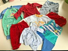 BABYKLEIDUNG in Gr. 50 bis 68 Paket 8 Teile Strampler Samt Hosen Pulli #MNE