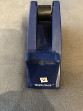 Tesa Tischabroller, professionelles Modell, blau, vintage