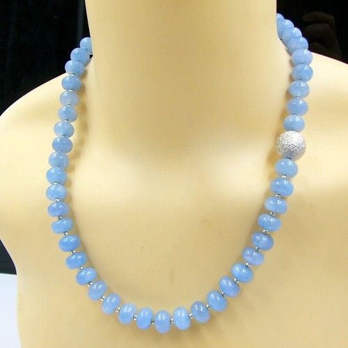 Aquamarin kette mit - aquamarin-kette,