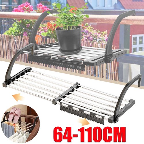 110cm edelstahl balkon - 110cm,