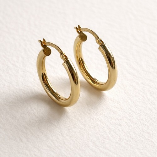14k gelbgold creolen 20mm - 14k,