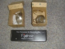 Zubehör Rotwein-Dekanter  Set  Trichter mit Sieb und Halter /Thermometer