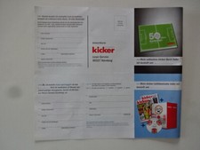 Fußball / Bundesliga 2012-13 / Kicker Bestellkarte / 50 Jahre Bundesliga