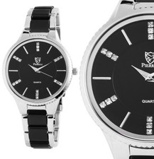 Damen Frauen Armbanduhr edel