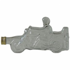 Glas Flasche Motorrad Biker